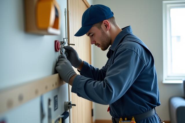 Handwerker bei der Arbeit